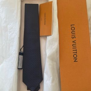 Louis Vuitton monogram tie